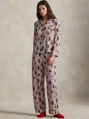 Polo Ralph Lauren Polo Bear Cotton Sateen Pajama Set
